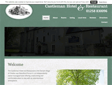 Tablet Screenshot of castlemanhotel.co.uk